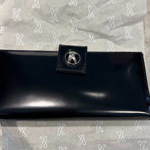 Paloma Picasso Genuine Leather Black Wallet - NEVER USED